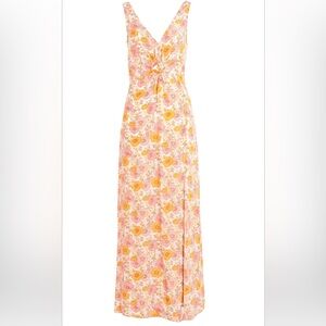 & Other Stories Ivory, pink, orange Maxi Dress | NWT